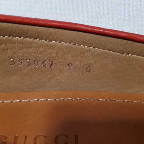 NEW Red Gucci Loafer shoes Sz 9 Mens dress style party main image 4